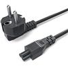 QYD C5 Cavo Caricatori Cable Alimentazione Adattatore con Presa a 3 Poli originale Cavo di alimentazione Cavo di Sostituzione per Portable notebook, laptop, computer, monitor e TV