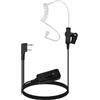 Retevis AI Active Noise Cancelling Earpiece, 2 pin Walkie Talkie Headset con microfono PTT, cuffie radio bidirezionali compatibili con Baofeng UV5R RT24 RT27 RT668 RT622 auricolare di sicurezza