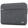 CASEZA Custodia PC Portatili 14 Pollici/MacBook PRO 15 Antracite Melange Milan Borsa Notebook MacBook PRO 15, dell XPS 15, HP Acer ASUS e Altri - 14 Custodia Ultrabook da Bottiglie Pet Reciclate
