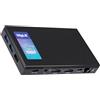 MeLE Quieter4C - Mini PC senza ventola N150 (fino a 3,6 GHz, 4 C/4T) 16 GB LPDDR4 x 512 GB di archiviazione micro desktop triplo display doppio HDMI per home theater commerciale/ufficio