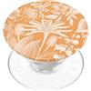 PopSockets PopSockets - Impugnatura per telefono a base vegetale, con cavalletto espandibile, linee marrone chiaro arancione fresco