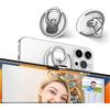 PROfezzion Supporto Porta Fotocamera Continuity in Metallo con per Notebook Mac Macbook Pro Air Compatibile con iPhone 17 16 15 14 13 12 Pro Max, Trasforma il tuo iPhone in una Webcam - Bianco