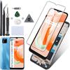 RongZy LCD Display per 6.5 Realme C21 RMX3201 / Realme C20 RMX3063 / Realme C11 2021 RMX3231 Schermo LCD Touch Screen Assemblea Sostituzione di Vetro Digitalizzatore con Strumenti(Nero con Cornice)