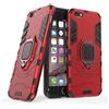MaiJin Compatibile con iPhone6 Plus, iPhone6S Plus Cover, Custodia Armor Anello Cavalletto (Funziona con il Supporto Magnetico per Auto) Case Paraurti per Apple iPhone 6 Plus, iPhone 6S Plus (Rosso)