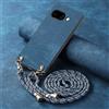 YANJIEER ESONG Cover per Google Pixel 9A Case con Cordino Cinturino,Custodia In Pelle Caso per Donna ragazze Con Tracolla Collana,Catena Laccio Case,Ultra Sottile Antiurto Shell Blu