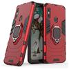 MaiJin LuluMain Compatibile con Xiaomi Mi A2 Lite Cover, Custodia Armor Anello Cavalletto (Funziona con Il Supporto Magnetico per Auto) Case Paraurti per Xiaomi Mi A2 Lite, Redmi 6 PRO (Rosso)