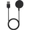 Plyisty Caricabatterie Magnetico per Smartwatch Emporio Armani ART5001/ART5002/ART5003/ART5004/ART5005, Caricatore per Orologio USB 5V, 3,3 Piedi (BLACK)