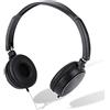 Goshyda Cuffie cablate, archetto pieghevole compatto regolabile Supporto per cuffie stereo HiFi per la riproduzione di brani MP3 memorizzati nella scheda TF