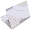 ToLuLu Adesivo adesivo per computer portatile da 11,6, 12, 13, 13,3, 14, 15, 15,4, 15,4, 15,6, in vinile, per netbook e netbook (2 polsiere incluse), marrone Art Modern