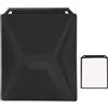 Gosknor Custodia Protettiva Compatibile con Starlink Mini l'Antenna Satellitare, Custodia Starlink Mini Custodia Liquida Portatile Custodia Protettiva in Silicone con Adesivo Nero (Nero)