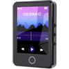 LICAEVEY Lettore MP3 MP4 con Bluetooth, Lettore di Musica Touch Screen HD da 2,4 Pollici con Radio FM, Video della Fotocamera, Altoparlante HD, Libro E, Calcolatrice, Slot per Schede