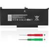 KXRSII 60Wh F3YGT Batteria per Dell Latitude 7280 7290 7380 7390 7480 7490 P29S002 per Dell 453-BBCF 451-BBYE KG7VF DM3WC DM6WC 2X39G