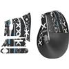 toergy 1 set di nastro antiscivolo per Logitech MX Vertical, resistente al sudore, facile da usare, design autoadesivo, kit di aggiornamento professionale per mouse, motivo stampato nero