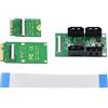 xiwai Cavo adattatore da mini PCI-E e NGFF A+E a SATA 3.0, 4 porte, 6 Gbps, per espandere la capacità di archiviazione SSD