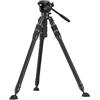 SMALLRIG FT-S303 FreeSpeed Treppiede in Fibra di Carbonio, Tripod Video da Viaggio da 59'' con Regolazione Dell'altezza a una Rotazione, Testa Fluida a 360°, Piastra QR a Doppia Modalità - 4643