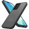 Keteen Custodia Cover Ultra Sottile per Samsung Galaxy S24 Case Traslucida Texture Opaca Silicone TPU Antiurto & AntiGraffio Cover per Samsung Galaxy S24, Nero