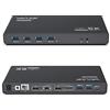 WAVLINK Estación de Acoplamiento USB C 14 en 1, Hub Universal con 65W PD, 5K Individual/Doble 4K @60Hz, 2 Puertos HDMI y 2 DisplayPort, Compatible con Windows, Mac y New MacBook Neo
