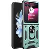 ESTH® Cover per Motorola Razr 40 Ultra con Custodia per Fotocamera Scorrevole e Supporto ad Anello [Custodia Paraurti Compatibile con Supporto Magnetico per Auto], Verde