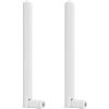 Nelawya Antenna 4G LTE/5G Sub-6, banda larga 8dbi 600-3980 MHz con spina SMA per router CPE, hotspot mobile, Extender, Cellular Trail Cameras Bianco (2 pezzi)