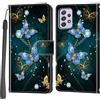 Haninsuze Cover per Samsung Galaxy A33 5G, Portafoglio PU Pelle, farfalla | Interno TPU Antiurto, Anti-Graffio, Fessura per Schede, Supporto Stand, Design Libro, Flip