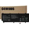 BLESYS C41N1805 Batteria per Asus GX531GM GX531GS Laptop 4ICP4/72/75 C41PKC5 0B200-03020000 15,4V 50Wh