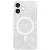 LONLI Hue - Custodia per iPhone 16 - Custodia in Perla Bianca Tort [Compatibile con Magsafe] - Carina, Unica ed Estetica, Cover Antishock per Donne e Ragazze