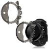 kwmobile Set 2x Custodia Smartwatch Compatibile con Suunto 9/9 Baro/Spartan Sport Wrist HR Cover - Case Trasparente Protezione Orologio Fitness - nero/trasparente