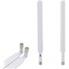 Cerioll Antenna 4G LTE, 5dBi, WLAN, 2 PC, rete omnidirezionale, connettore SMA, per router CPE, hotspot mobile, extender, Cellular Trail Cameras