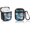 LEWOTE Custodia in Silicone Compatibile con Airpods 1 e 2 Funny Cute Cartoon 3D Case Cover (Art Rick)