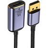 NFHK Cavo adattatore da DisplayPort 1.4 a HDMI 2.0 Display 8K 60hz UHD 4K DP a HDMI maschio