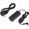 FLGAN 19V 45W 40W Alimentatore per Wortmann Terra Mobile 1513S 1515 1516 1713A 1715 1716 Clevo NL40CU N240BU NL53NU L41MU NL51MU NL50CU Caricatore Connettore 4,8 * 1,7 mm