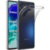 AICEK Compatible con Samsung Galaxy M55 5G Cover, Trasparente Silicone Custodia Cover Protettiva Molle di TPU Bumper Case Sottile