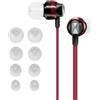 kwmobile 8x Auricolari di ricambio compatibile con Sennheiser CX 300S / CX 6.00BT / Momentum In-Ear Gommini sostitutivi in Silicone - 4 Misure - trasparente