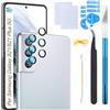 RongZy 2 pezzi Fotocamera Posteriore Obiettivo Vetro di Ricambio per Samsung S21/S21 Plus 5G Back Camera Lente Posteriore Vetro Lente S21/S21 Plus 5G Con Kit di Riparazione
