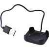 Yjemle Cavo di ricarica USB nero da 30 cm per smartwatch HW22 Caricatore magnetico Dock Holder Stand Accessori, Design Portatile