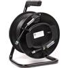Emelec VíasCom R-SDI-3006N/070-70m Cavo Video 3G-SDI 6G-SDI (0.8/3.75/6.0) Montato su Portacavi con BNC 4K-UHD - Driver Unifilare - Colore Nero - PVC Flessibile