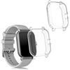 kwmobile Set 2x Custodia Smartwatch Compatibile con Huami Amazfit GTS 3 / GTS 2 / GTS 2e Cover - Case Silicone Protezione Orologio Fitness trasparente