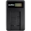Norifon BN-VF808 LCD USB Caricatore per JVC GR-D750U, GR-D850, GZ-HD3, GZ-HD30, GZ-HD300, GZ-HD310, GZ-HD320, GZ-HD40, GZ-HD5, GZ-HD6, GZ-HD7, GZ-MG330, GZ-MG36, GZ-MG830, GZ-MG840 Fotocamera e Altro