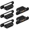 cablecc 5 pezzi/set 480 Mbit/s USB 2.0 tipo SMT fai da te OEM Micro B femmina con montaggio impermeabile