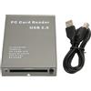 Dpofirs Lettore di Schede USB 2.0 PCMCIA, PC ATA Card PCMCIA 68 Pin High Speed Industrial Flash Memory Card Lettori di Schede di Memoria ATA a Lettura Diretta