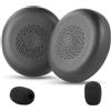TaiZiChangQin Evolve2 75 cuscinetti auricolari in schiuma di ricambio compatibili con cuffie wireless Jabra Evolve2 75 PC in pelle proteica