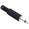 RUITEXUN Spina di ricambio jack mono maschio TS da 3,5 mm TS a 2 poli, 1/8 3,5 mm, tipo a saldatura, adattatore connettore jack maschio audio fai da te