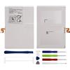 Duotipa Batteria sostitutiva 6840 mAh EB-BT725ABU compatibile con Samsung Galaxy Tab S5e T725, T720/S6 10.5 T860, T865/S6 Lite P610, P615 con kit di attrezzi di riparazione