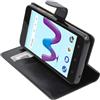 ebestStar - Cover Compatibile con Wiko Sunny3 (Sunny 3) Custodia Portafoglio Pelle PU Protezione Libro Flip, Nero [Apparecchio: 146.7 x 74 x 9.95mm, 5.0'']