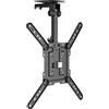 HALTERUNGSPROFI Supporto da soffitto per TV, inclinabile fino a 105°, per tetti inclinati, altezza regolabile, portata massima 20 kg, max. VESA 200 x 200, fino a 55 pollici CM422L