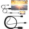 VBESTLIFE Cavi HDMI Adattatore Cavo da USB a HDTV, Cavo da USB Femmina a HDMI Maschio 1080P HDTV Mirroring per iOS e Android