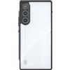 GIOPUEY per Nubia RedMagic 10 Air Custodia, Cover Rigida in PC + Morbida in TPU, Alta Trasparenza, Custodia Trasparente, Airbag Anti-Caduta - Transparent