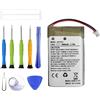 ERYNK LIP1522 Batteria di ricambio compatibile con Sony PS4 Slim / PS4 Pro PS4 KCR1410 Dualshock 4 PlayStation 4 Game Controller CUH-ZCT2, CUH-ZCT2E, CUH-ZCT1E, CUH-ZCT1U Batteria di ricambio con kit