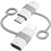 Ticenpe Adattatore da Lightning a USB C, 2 pezzi, 36 W PD cavo di ricarica (non per Apple Pencil/OTG/cuffie), presa Lightning a USB C, adattatore per iPhone 16/15 Series, iPad, Sumsang Android