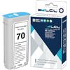 LCL Compatibile Cartucce d'inchiostro 70 C9390A 135ML High Yield (1 CianoChiaro) Sostituzione per HP Designjet Z2100 Z3100 Z3100PS Z3200 Z3200PS Z5200 Z5400